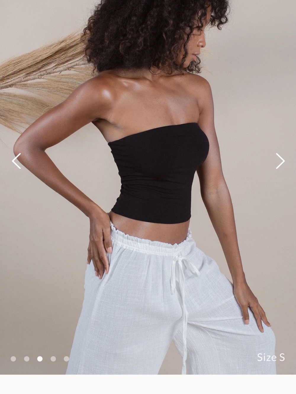 Indigo Luna Full Moon Tube - black size S